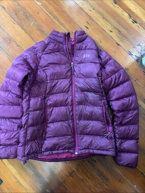REI Women's Insulated Down Jacket - Plum Purple